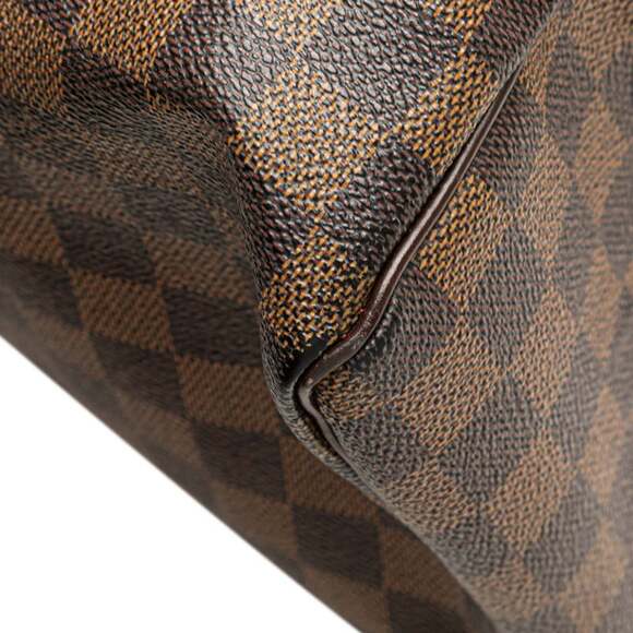 LOUIS VUITTON Brown Damier Leather Speedy 30 Bag - Picture 4 of 10